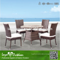 Stylish High Quality Alum Rattan Table Sets Outdoor Seating Furniture